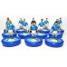 Subbuteo Andrew Table Soccer Dynamo Zagreb 2019-2020 Champions League kit on WSB Professional Bases